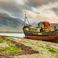 Buy canvas prints of The Majestic Abandoned Shipwreck by Terry Newman