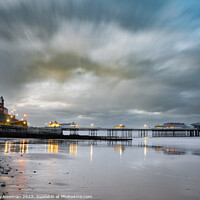 Buy canvas prints of A Winters Evening on Cromer Pier by Terry Newman