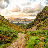 Buy canvas prints of Majestic Derwent Water A Scenic Wonderland by Terry Newman