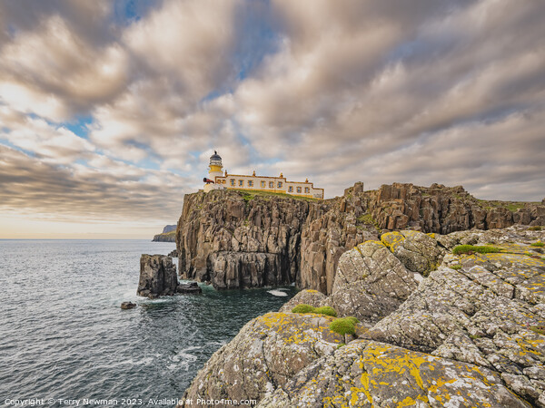 Aweinspiring Neist Point Lighthouse Picture Board by Terry Newman