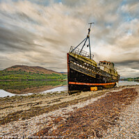 Buy canvas prints of The Majestic Relic of a Bygone Era “Scottish Shipw by Terry Newman