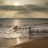 Buy canvas prints of Golden Sunrise at Caister by Terry Newman