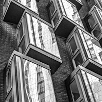 Buy canvas prints of City Windows by Terry Newman