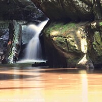 Buy canvas prints of Pewit's Nest Waterfall by Philip Lehman