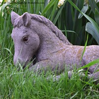 Buy canvas prints of Horse Statue 1 by Philip Lehman