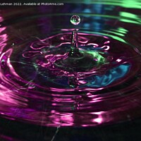 Buy canvas prints of Water Droplet Pink by Philip Lehman