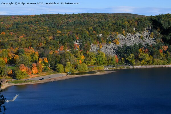 Devil's Lake October 18th (63A) Picture Board by Philip Lehman