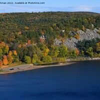 Buy canvas prints of Devil's Lake October 18th (63A) by Philip Lehman