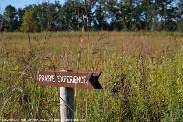 Sign, Prairie Experience (3A) Picture Board by Philip Lehman