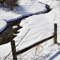 Buy canvas prints of Snowy Landscape (59A) by Philip Lehman