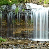 Buy canvas prints of Cascade Falls 3A by Philip Lehman
