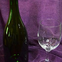Buy canvas prints of Wine Bottle 15A by Philip Lehman