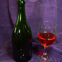 Buy canvas prints of Wine Bottle 18A by Philip Lehman