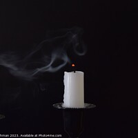 Buy canvas prints of Candle Smoke 2A by Philip Lehman