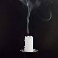 Buy canvas prints of Candle Smoke 6A by Philip Lehman