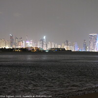 Buy canvas prints of Dubai marina view  by David Arthur higham