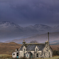 Buy canvas prints of Storm Arwen Approaches the Abandoned Cottage by Guy Keen