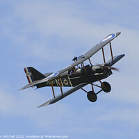 Buy canvas prints of SE5a replica biplane in flight by Jonathan Mitchell
