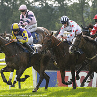 Buy canvas prints of Perth Races, Perthshire, Scotland, 2014 by Jonathan Mitchell