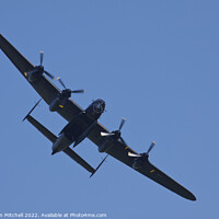 Buy canvas prints of Lancaster Bomber in Flight by Jonathan Mitchell