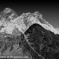 Buy canvas prints of Mount Everest, Khumbu Himalaya, Nepal, 2008 by Jonathan Mitchell
