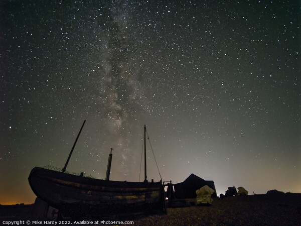 Moored at the Milky Way Picture Board by Mike Hardy