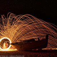 Buy canvas prints of Light painting the RX 15 by Mike Hardy