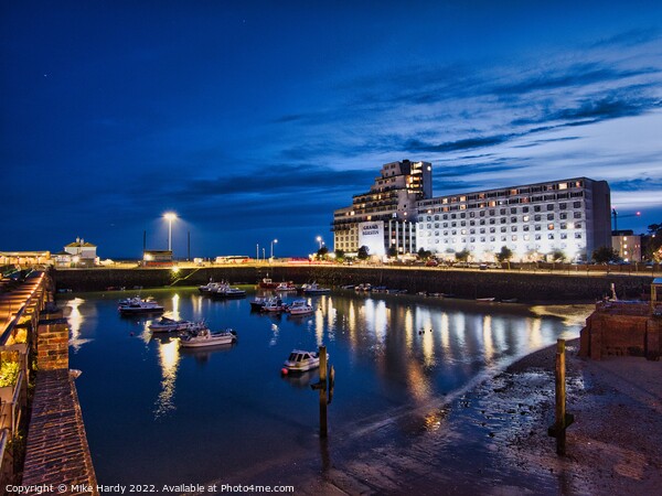 Harbour side hotel Folkestone Picture Board by Mike Hardy