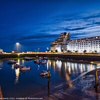 Buy canvas prints of Harbour side hotel Folkestone by Mike Hardy