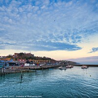 Buy canvas prints of Folkestone Harbour & Fish Market by Mike Hardy