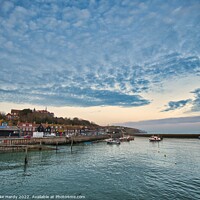 Buy canvas prints of Folkestone Harbour & Fisherman's sea front by Mike Hardy