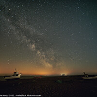 Buy canvas prints of Dungeness plains beneath the Milky Way by Mike Hardy