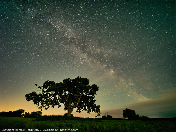 Dawn chases away the Milky Way Picture Board by Mike Hardy