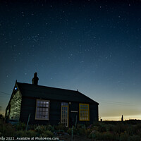 Buy canvas prints of Prospect Cottage sleeps beneath the stars by Mike Hardy