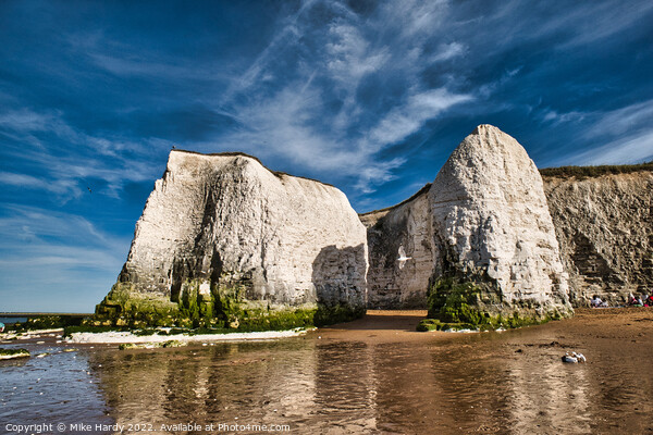 Chalk formations at Botany Bay Picture Board by Mike Hardy