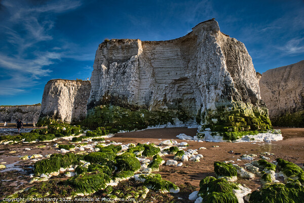 Chalk cliff formation at Botany Bay Picture Board by Mike Hardy