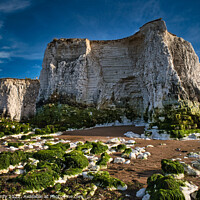 Buy canvas prints of Chalk cliff formation at Botany Bay by Mike Hardy