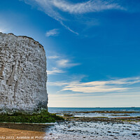 Buy canvas prints of Chalk cliff formation on Botany Bay beach by Mike Hardy