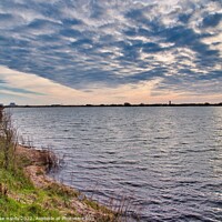 Buy canvas prints of Dungeness Lakes looking towards power station by Mike Hardy