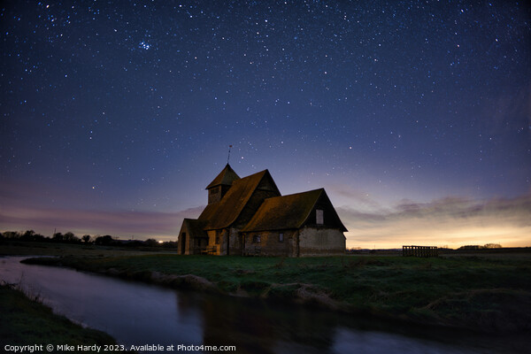 Remote church beneath the stars Picture Board by Mike Hardy