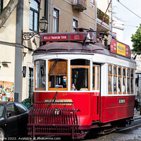 Buy canvas prints of A tram  by Martin Pople
