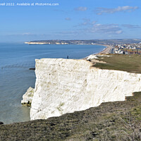 Buy canvas prints of Cliffs at Seaford by Paul Daniell