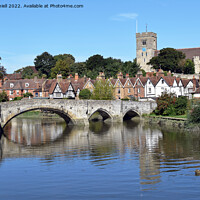 Buy canvas prints of Reflection at Aylesford by Paul Daniell