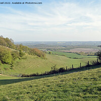 Buy canvas prints of North Downs at Thurnham by Paul Daniell
