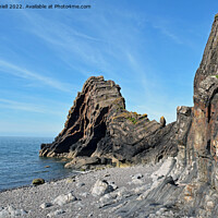 Buy canvas prints of Blackchurch rock, Mouthmill by Paul Daniell