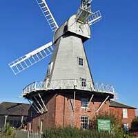 Buy canvas prints of Willesborough Windmill by Paul Daniell