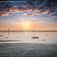 Buy canvas prints of Sunset over the River Medway by Emily Crutcher