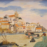 Buy canvas prints of Ferragudo Fishermen by Rory Brick
