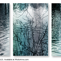 Buy canvas prints of A Triptych of local lakes  by Pamela Reynolds
