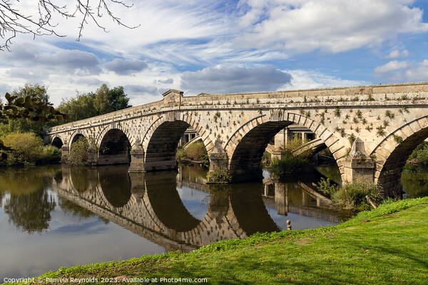 Atcham Bridge, Shrewsbury Picture Board by Pamela Reynolds
